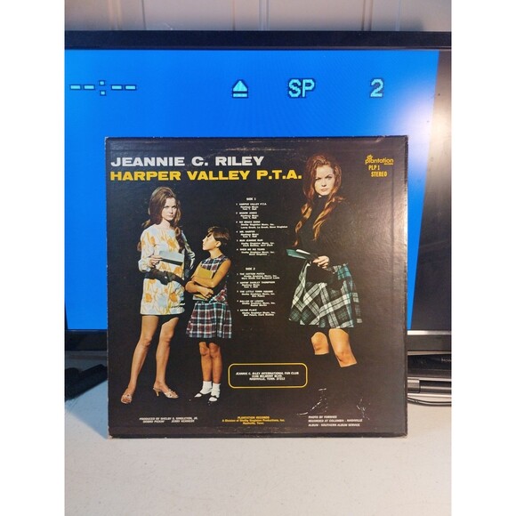 Vtg 1968 Jeannie C. Riley Harper Valley P.T.A. 12" LP Vinyl Record Album PLP 1 - Picture 2 of 4